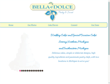 Tablet Screenshot of bellaedolce.com